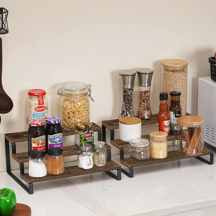 Prep & Savour Freestanding Wood Spice Rack Wayfair Canada